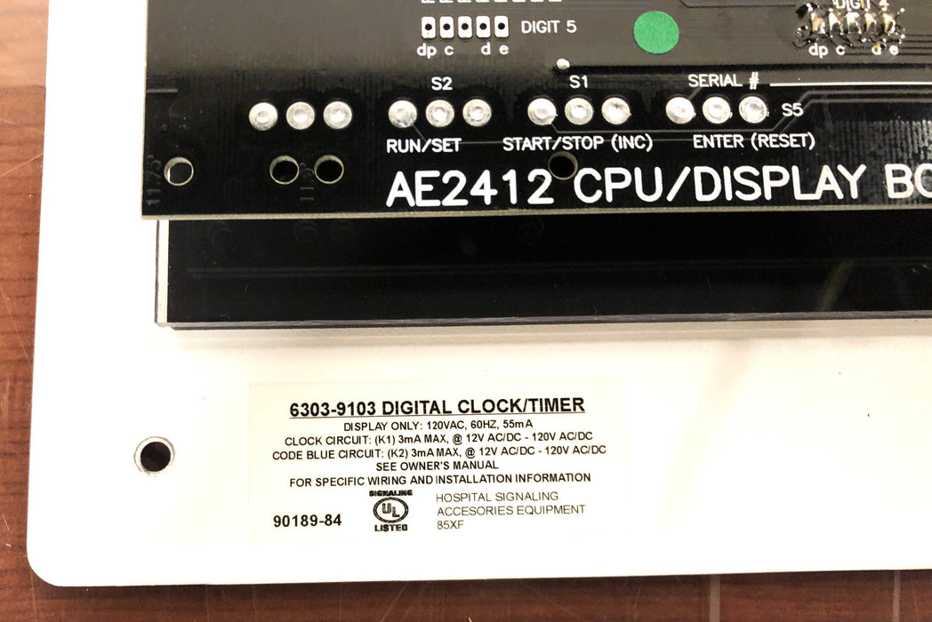Simplex Digital Clock/Timer 6303-9103 NOS