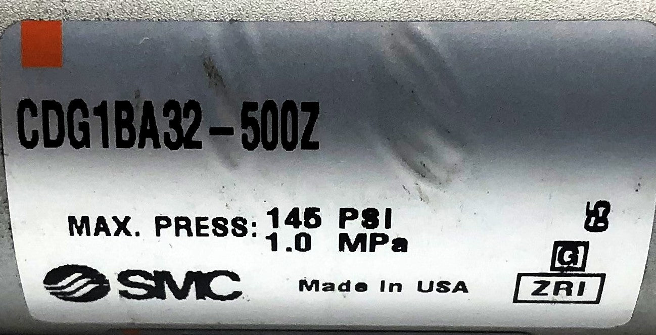 SMC Round Body Pneumatic Cylinder CDG1BA32-500Z NOS