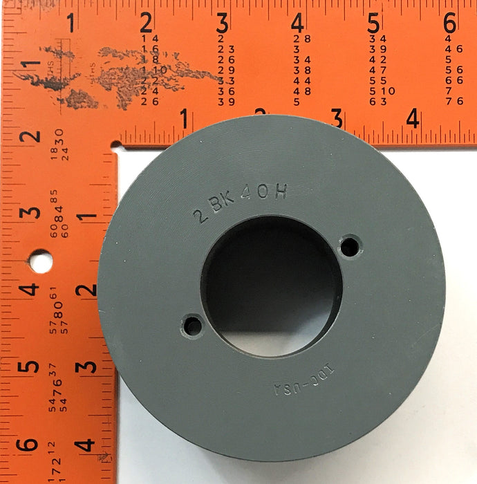 IDC 2 Groove Sheave Pulley 2BK40H NOS
