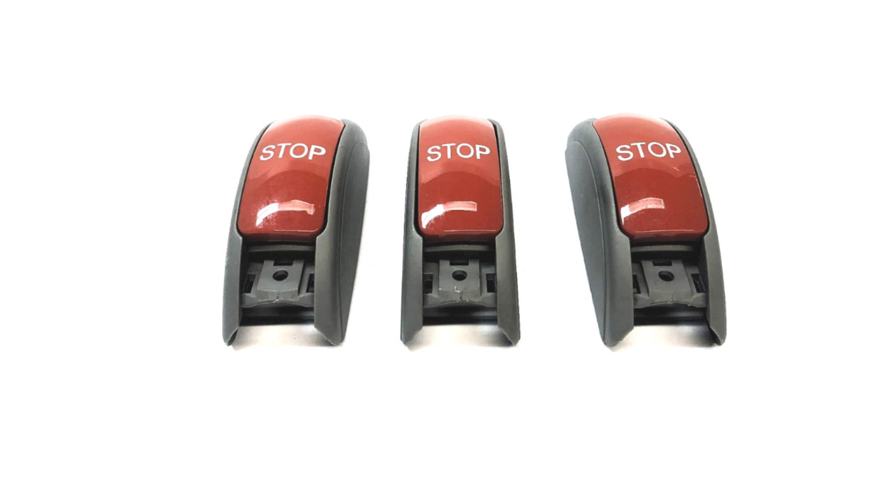 Unbranded Bell Push Stop Button [Lot of 3] NOS