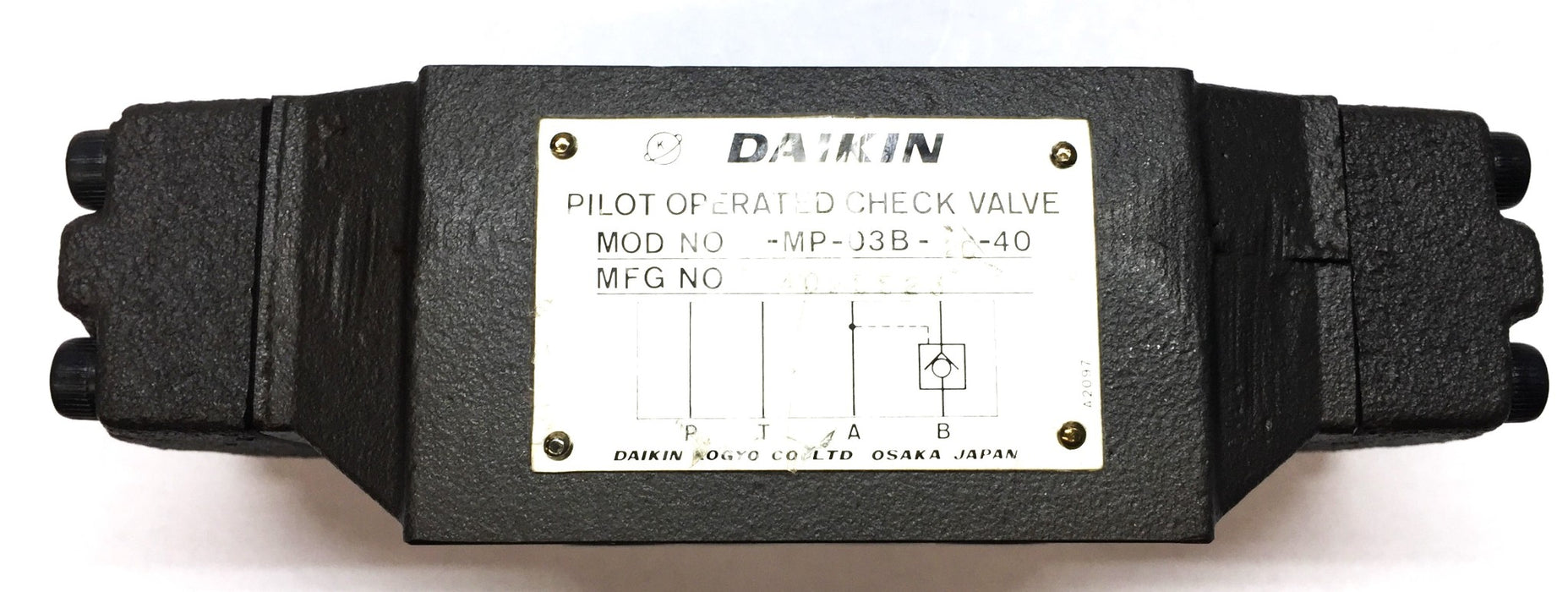 Daikin Check Valve MP-03B-20-40 NOS