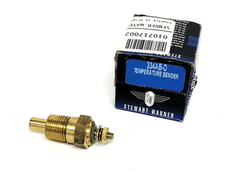 Stewart Warner Temperature Sender 334AB-D NOS