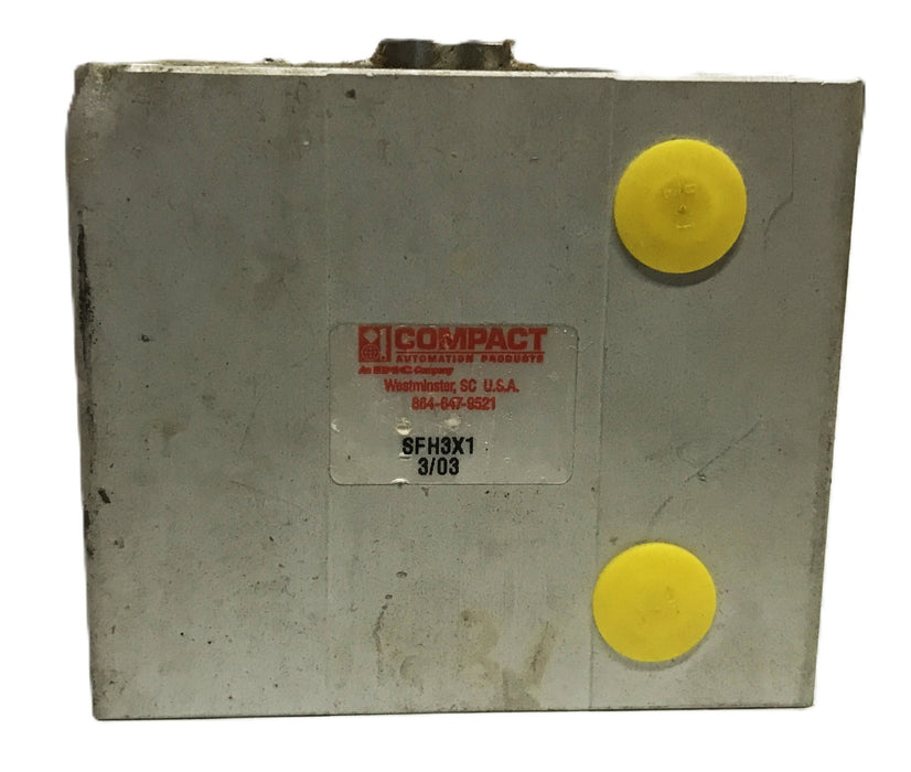 Compact Double-Acting Cylinder (Damaged) SFH3X1 USED