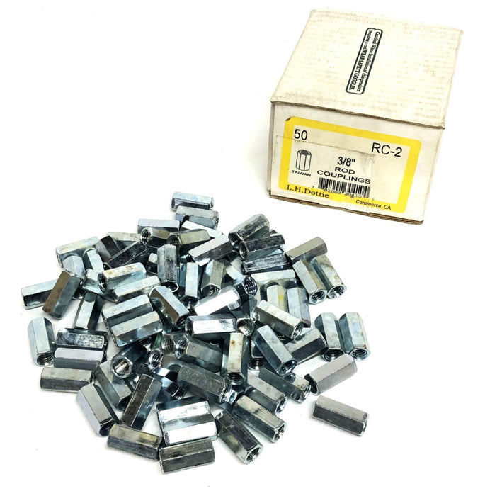 Dottie 3/8 Inch Rod Coupling RC-2 [Lot of 70] NOS