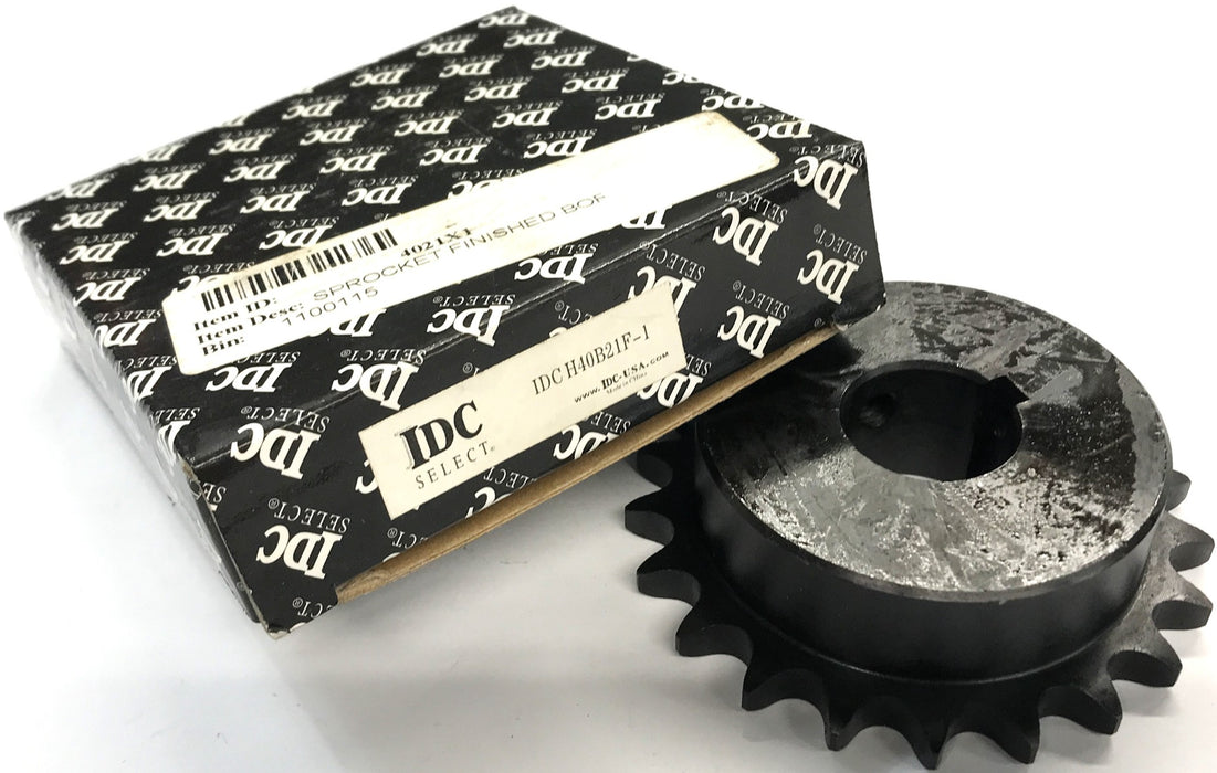 IDC Tapered Bore Roller Chain Sprocket H40B21F-1 NOS