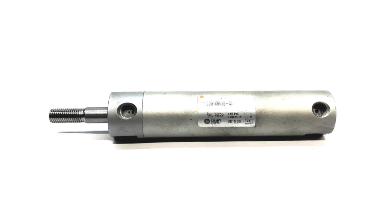 SMC Round Body Pneumatic Cylinder (No Hex Nut) CDG1KBN25-75 NOS