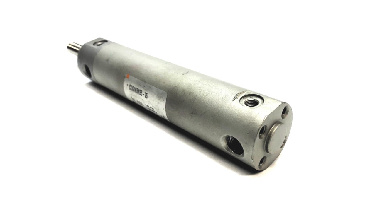 SMC Round Body Pneumatic Cylinder (No Hex Nut) CDG1KBN25-75 NOS