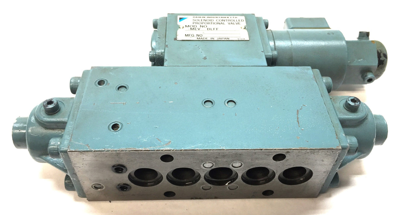 Daikin Solenoid Controlled Proportional Valve w/o DIN Plug MEV12BLFF6F50 USED