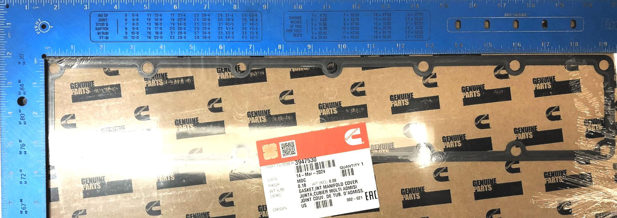 Cummins Engine Intake Manifold Cover Gasket 3947530 NOS