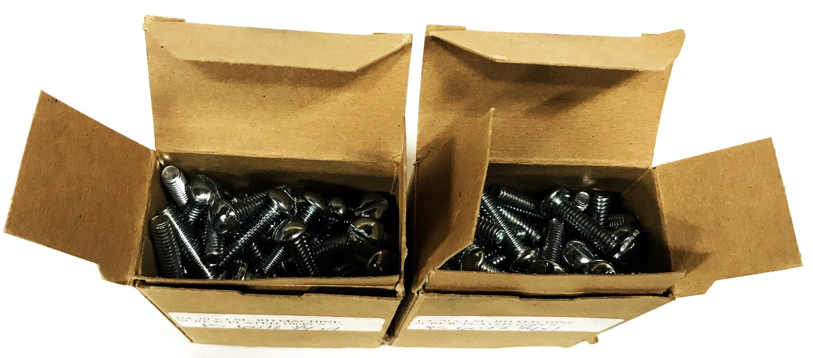 Unbranded 1/4-20 x 1 inch Slotted Round Head Screw PS6072 [Lot of 200] NOS