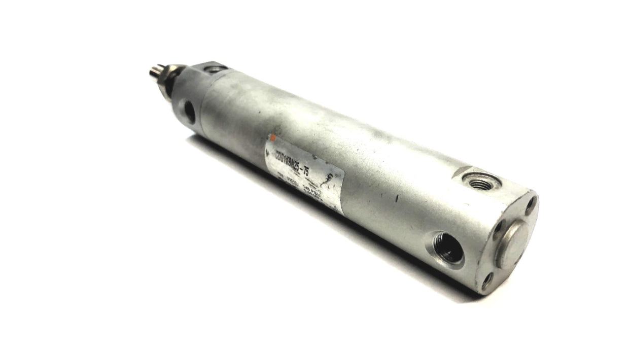 SMC Round Body Pneumatic Cylinder CDG1KBN25-75 USED