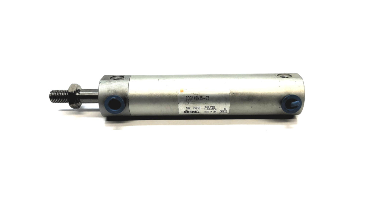SMC Round Body Pneumatic Cylinder CDG1KBN25-75 NOS