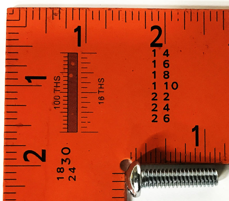Unbranded 1/4-20 x 1 inch Slotted Round Head Screw PS6072 [Lot of 100] NOS