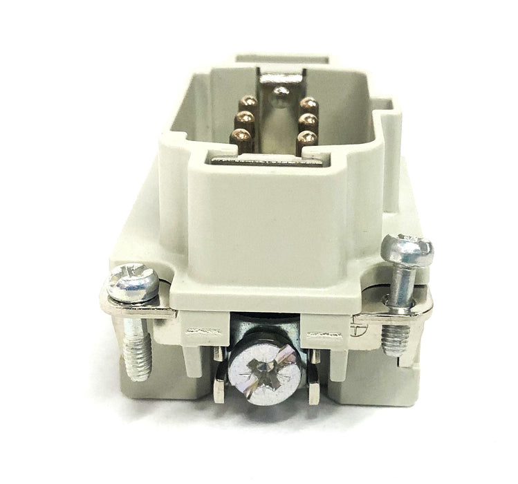 Epic H-BE 6 SS DR 16A/500V/6kV/3 Connector 10191000 [Lot of 3] NOS