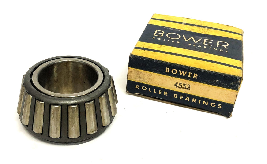 Bower Tapered Roller Bearing Cone 4553 NOS