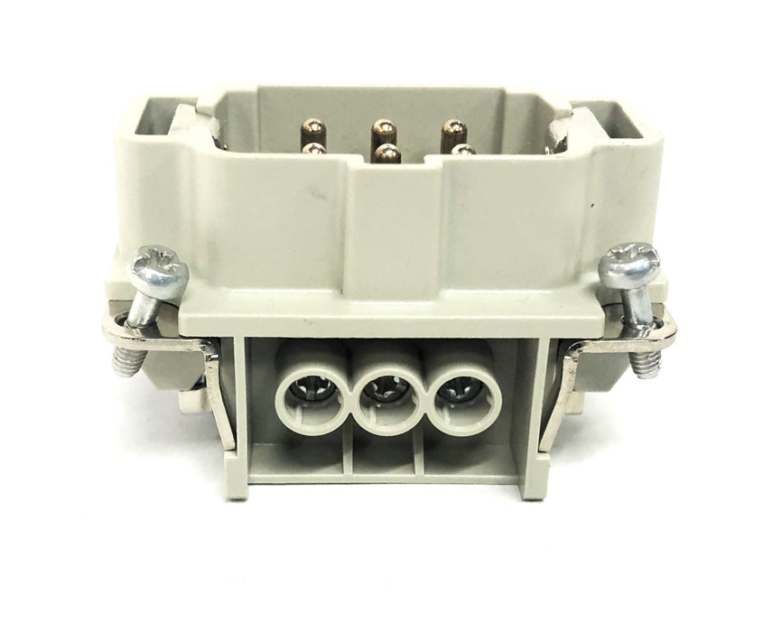 Epic H-BE 6 SS DR 16A/500V/6kV/3 Connector 10191000 [Lot of 3] NOS