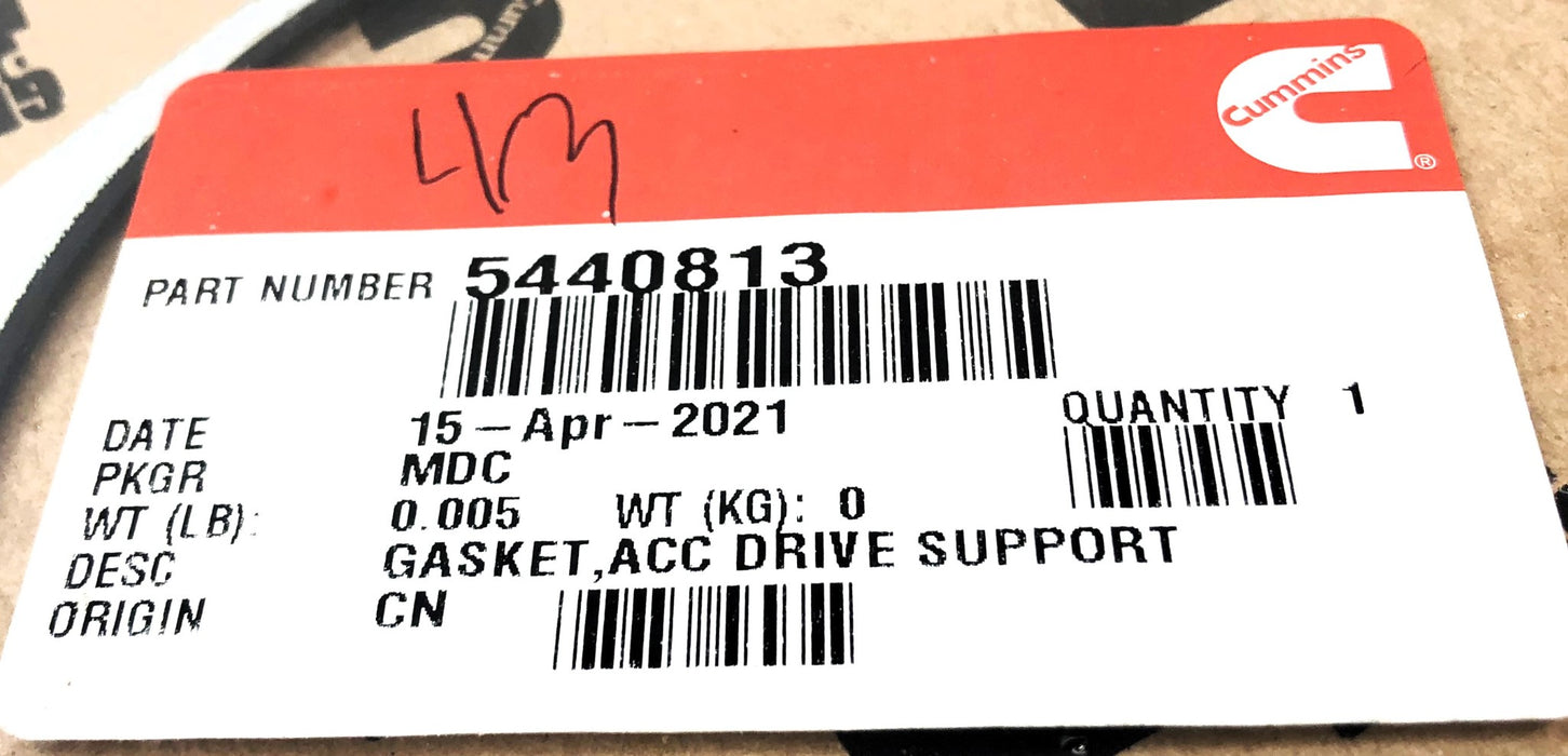 Cummins Accessory Drive Support Gasket 5440813 [Lot of 3] NOS