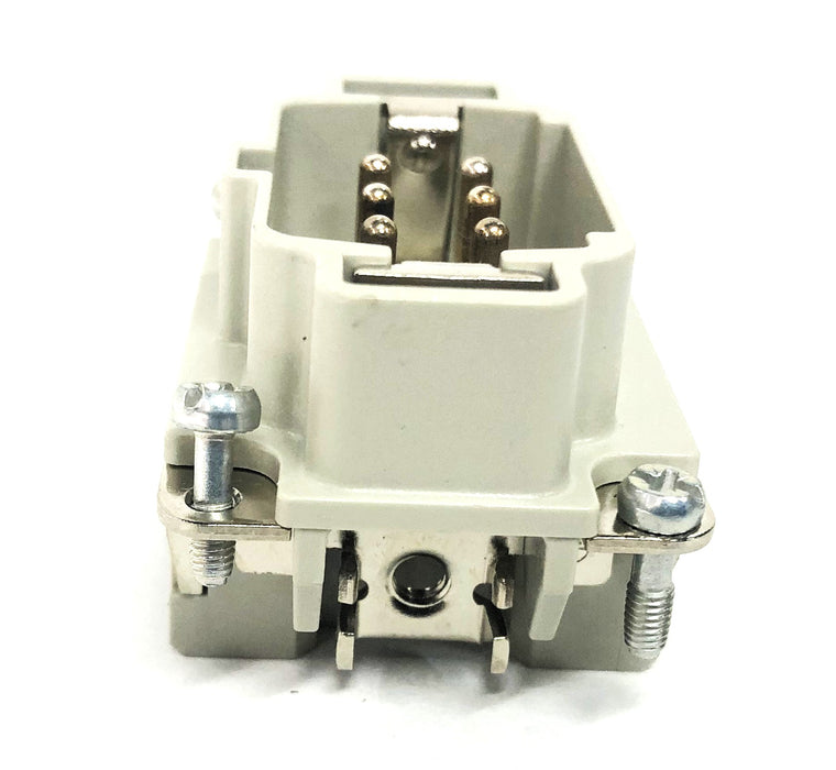 Epic H-BE 6 SS DR 16A/500V/6kV/3 Connector 10191000 [Lot of 3] NOS