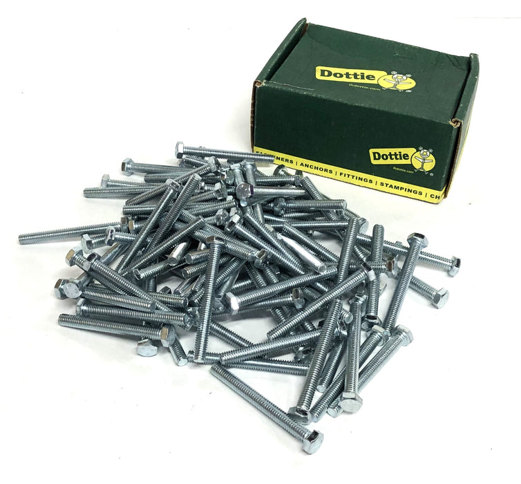 Dottie 5/16x3 Inch Hex Head Tap Bolts MB5163 [Lot of 90] NOS