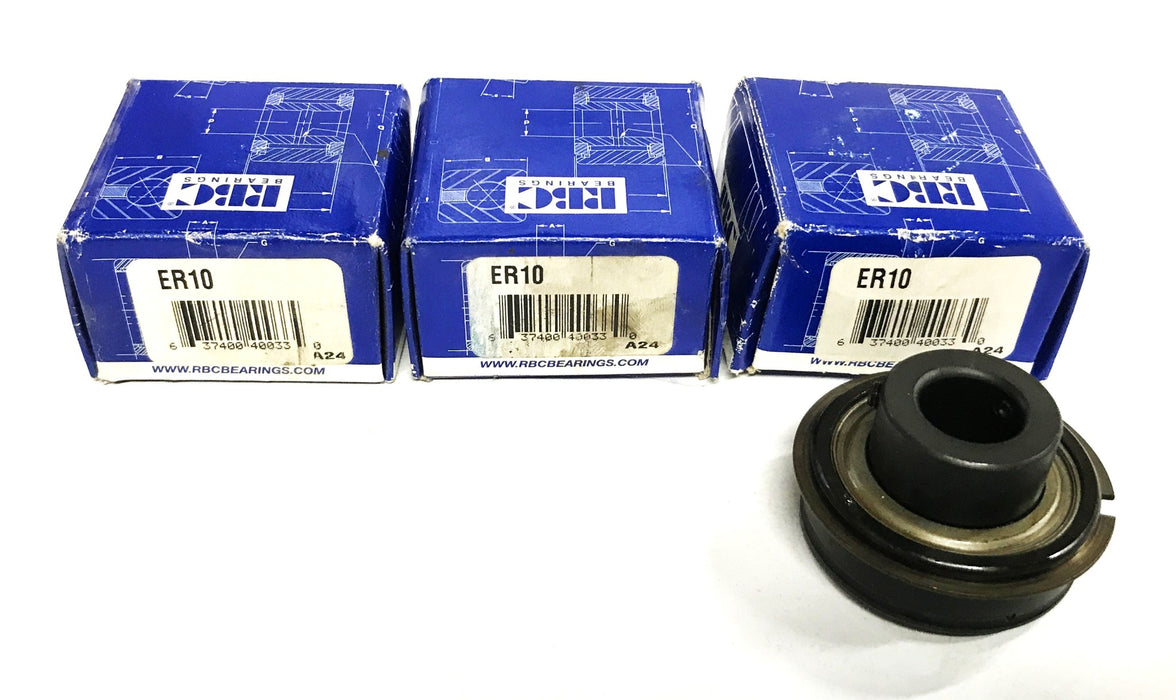 RBC Insert Ball Bearing ER10 [Lot of 3] NOS