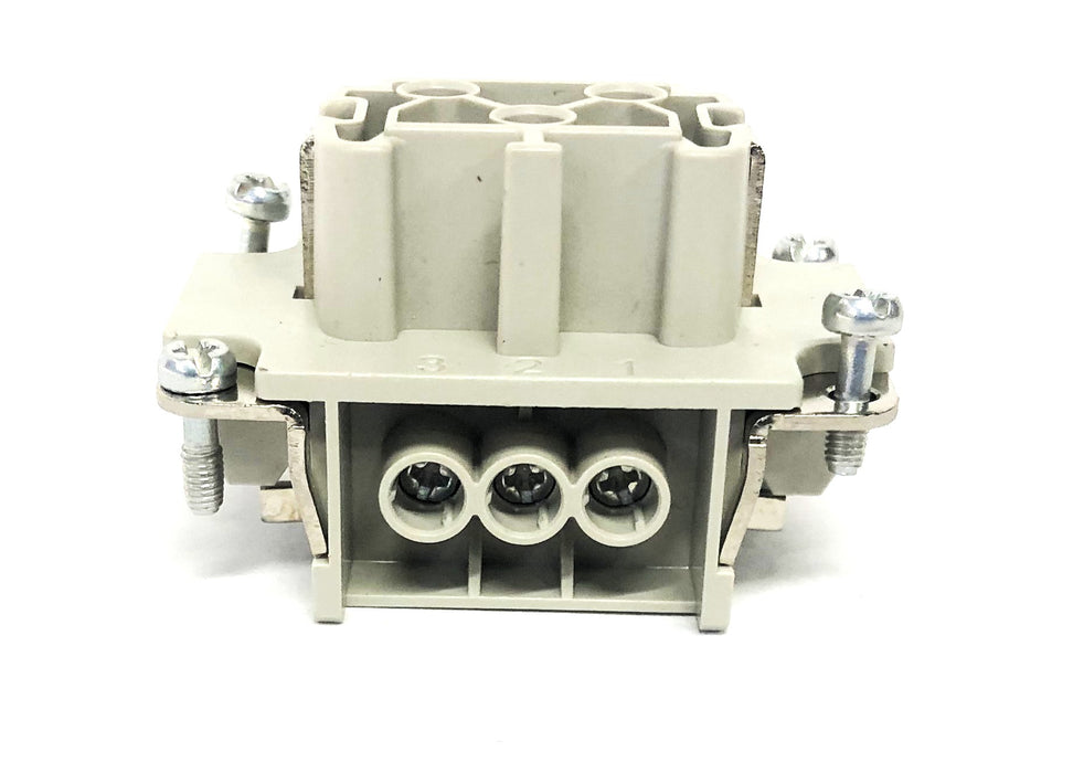 Epic H-BE 6 BS DR 16A/500V/6kV/3 Connector 10191000 [Lot of 3] NOS