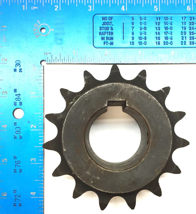 Tsubaki Double-Roller Sprocket D60B15 F 40mm NOS