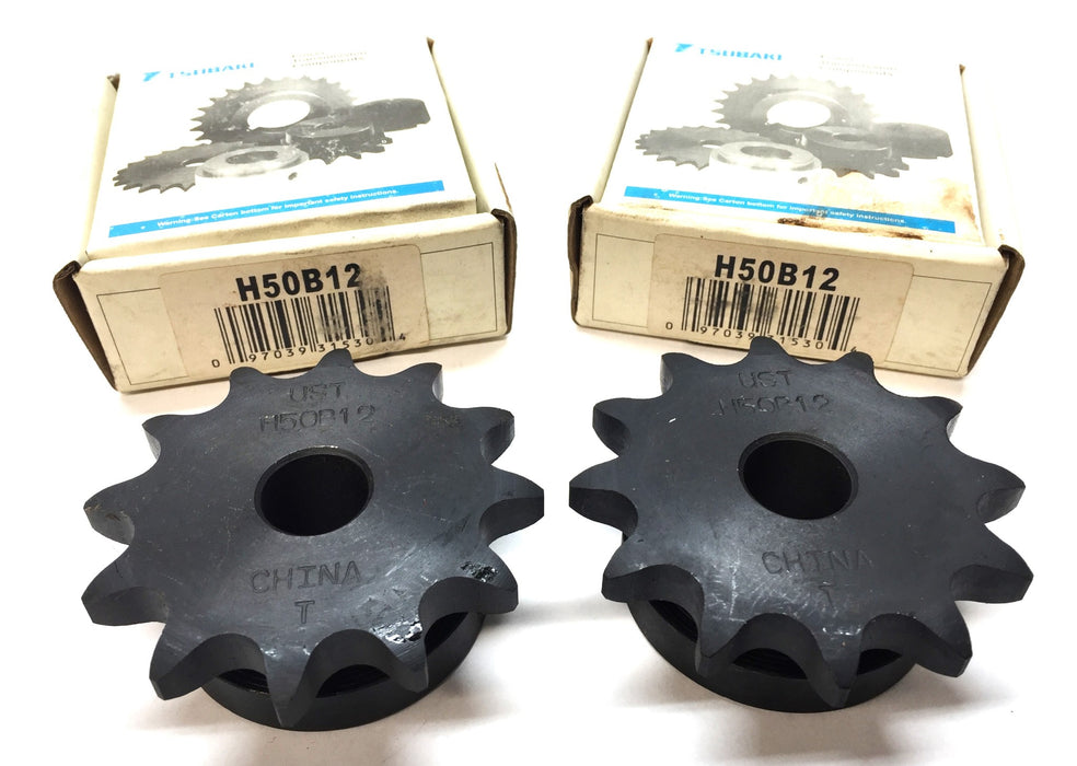 Tsubaki Roller Chain Sprocket H50B12 [Lot of 2] NOS