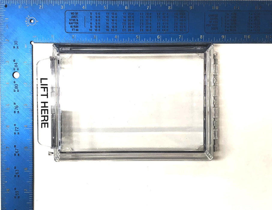 Universal Stopper Low Profile Clear Flush Mount STI-14000NC NOS