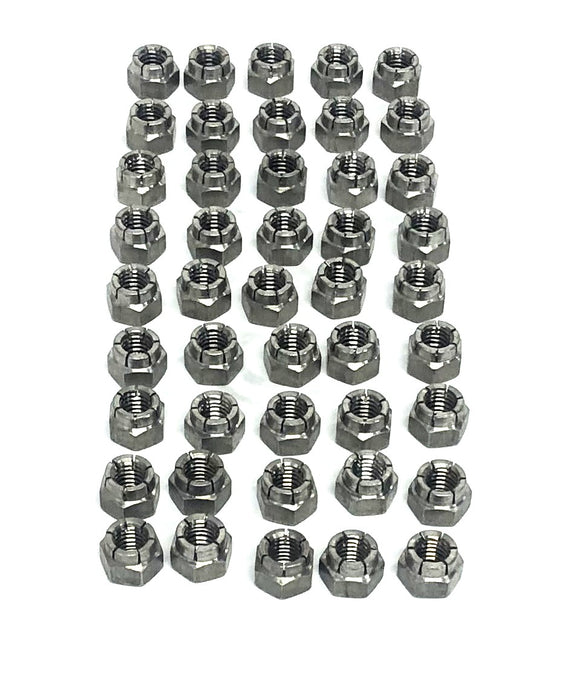 Unbranded Stainless Steel Flexible 3/8-16 Hex Nut 70784 [Lot of 45] NOS