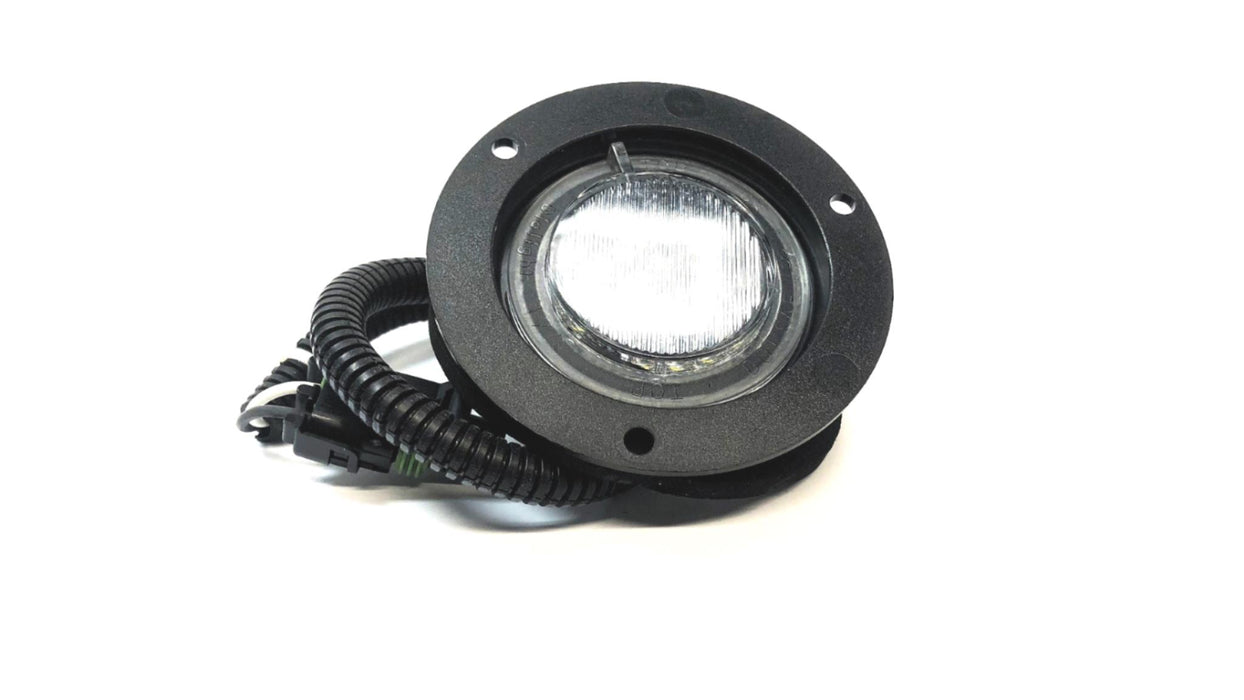 Dialight 12V Round White LED Lamp/Light 17081CB805 (170-81CB-805) NOS