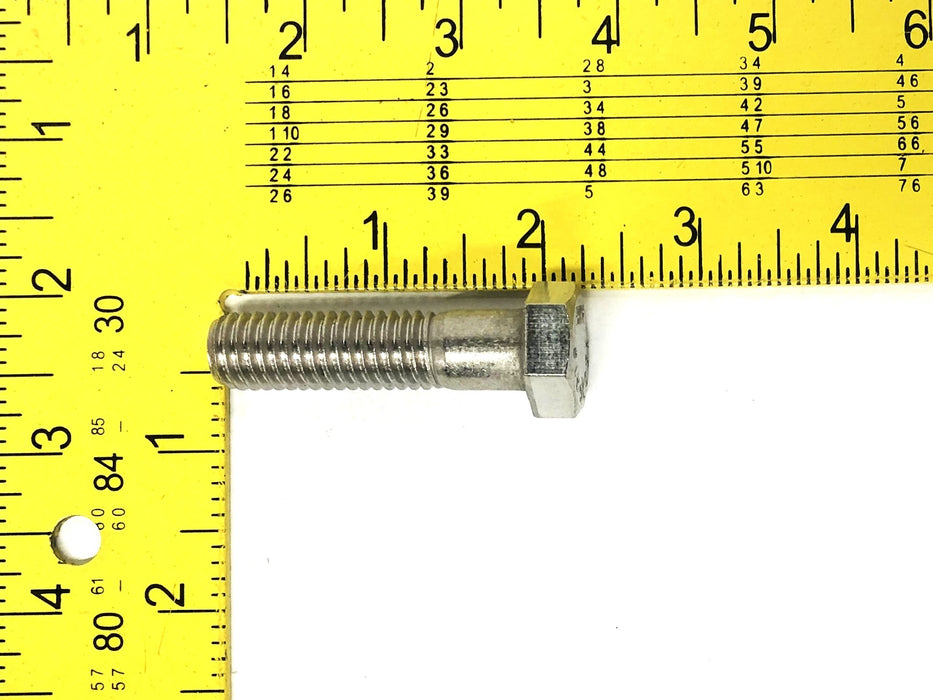 THE 316 Stainless Steel F593G316 Hex Screw HCS 1/2x2 [Lot of 8] NOS