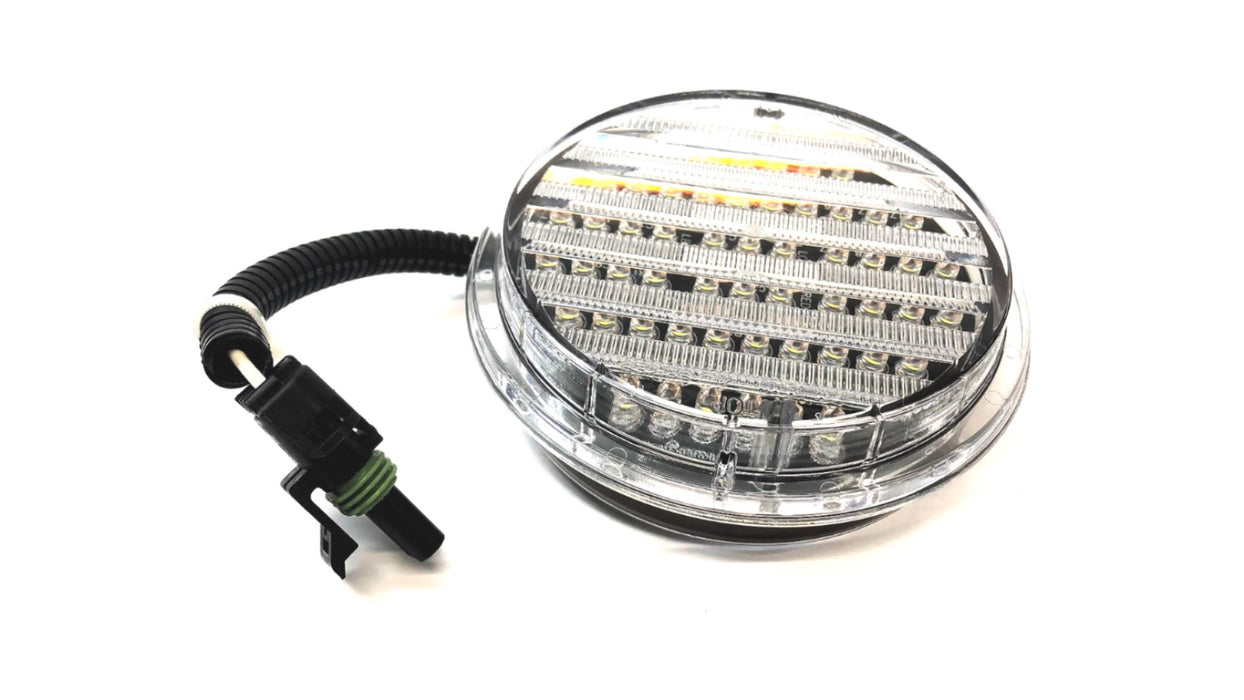 Dialight 12V White Back-up Light Assembly (No Rubber) 46121CB833 NOS