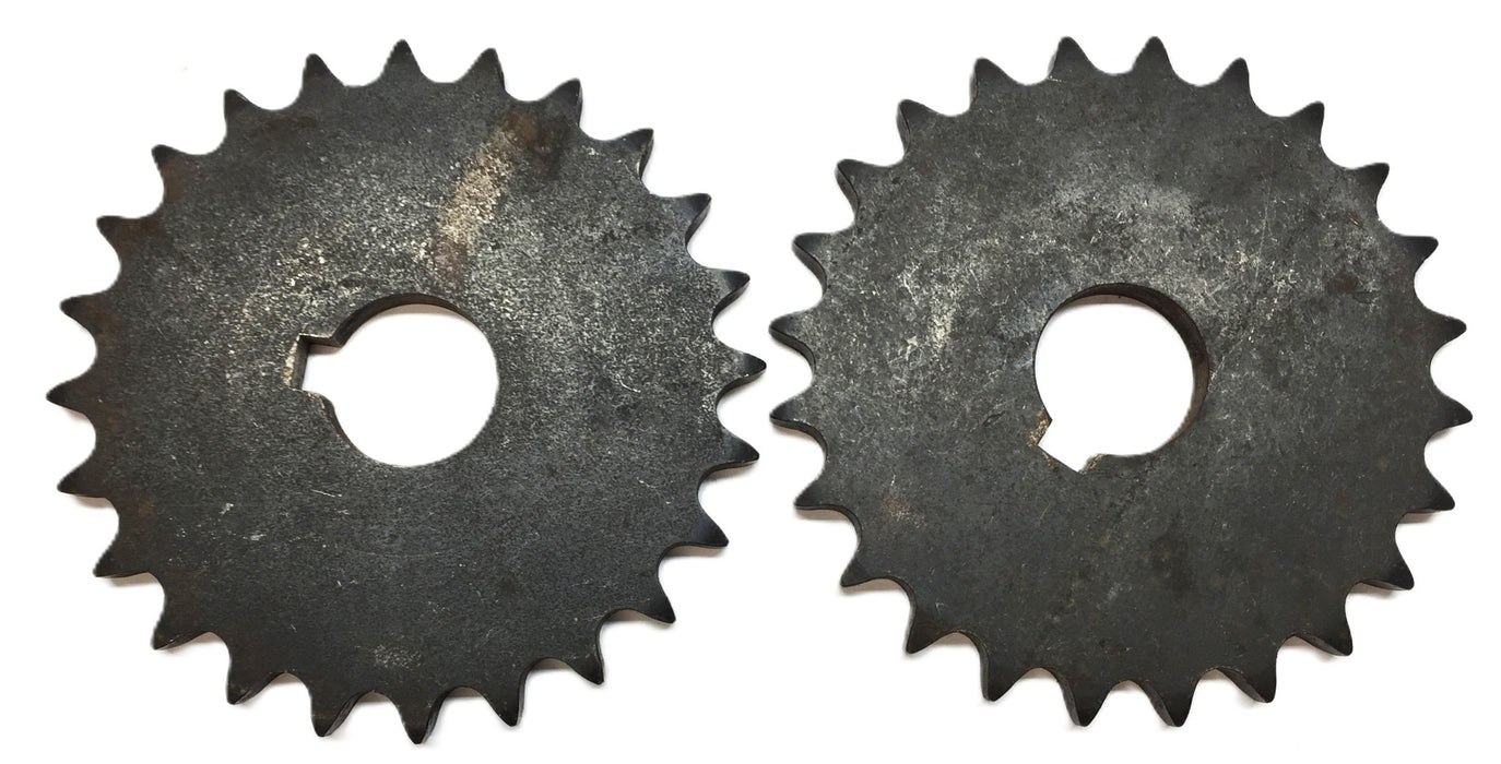 Martin Roller Sprocket 1" Bore with Keyway 40A24 [Lot of 2] NOS