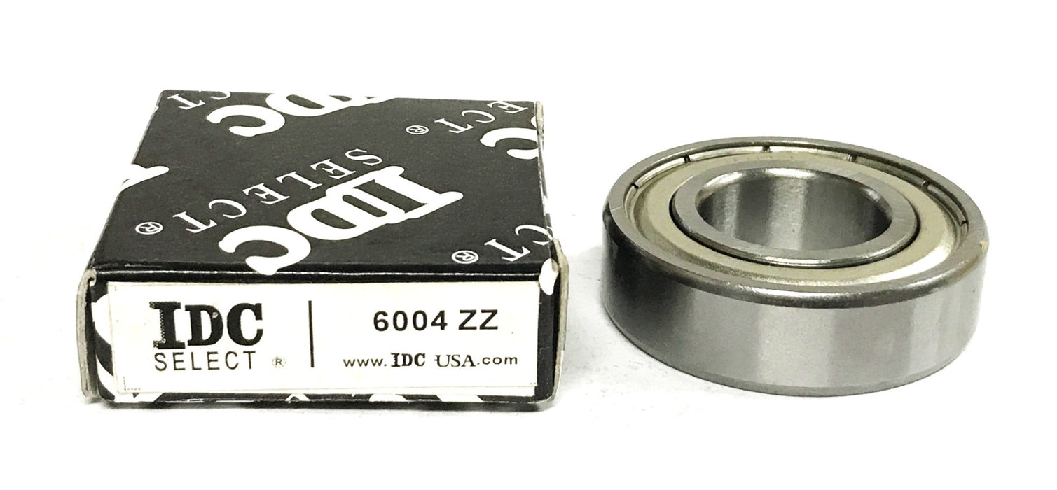 IDC Metal Shielded Deep Groove Ball Bearing 6004Z/6004ZZ [Lot of 3] NOS