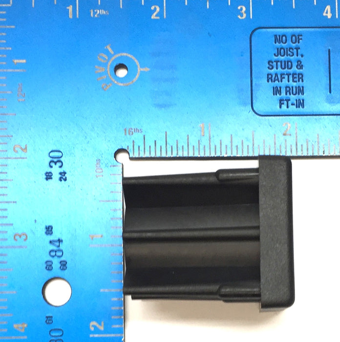 System Plast 7/16" Threaded 1-1/2" Tube End VG-553-B12-MC [Lot of 3] NOS