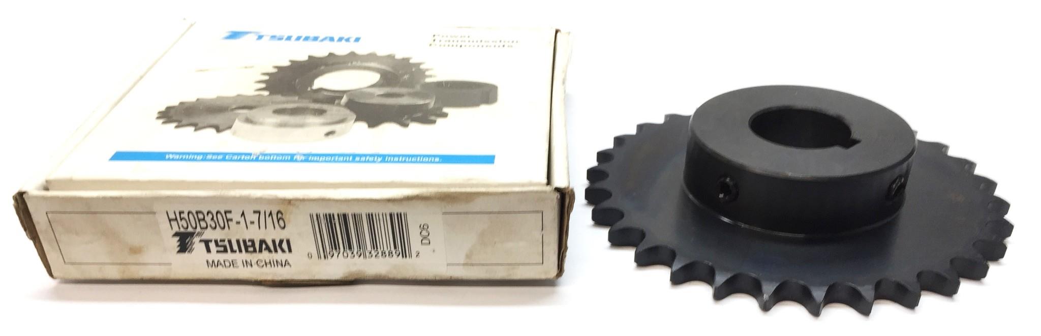 Tsubaki Roller Sprocket H50B30F-1-7/16 NOS