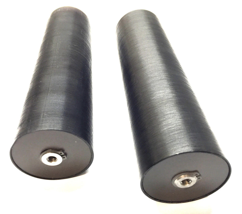 Unbranded 7-1/4" x 2" S/S Gravity Conveyor Roller w/.25" Thread [Lot of 2] NOS