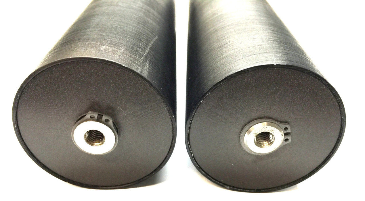 Unbranded 7-1/4" x 2" S/S Gravity Conveyor Roller w/.25" Thread [Lot of 2] NOS