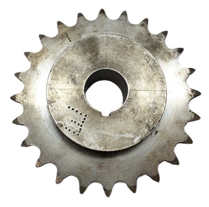 Unbranded Stainless Steel Roller Sprocket 60-24 with 1-1/4" Bore and Keyway NOS