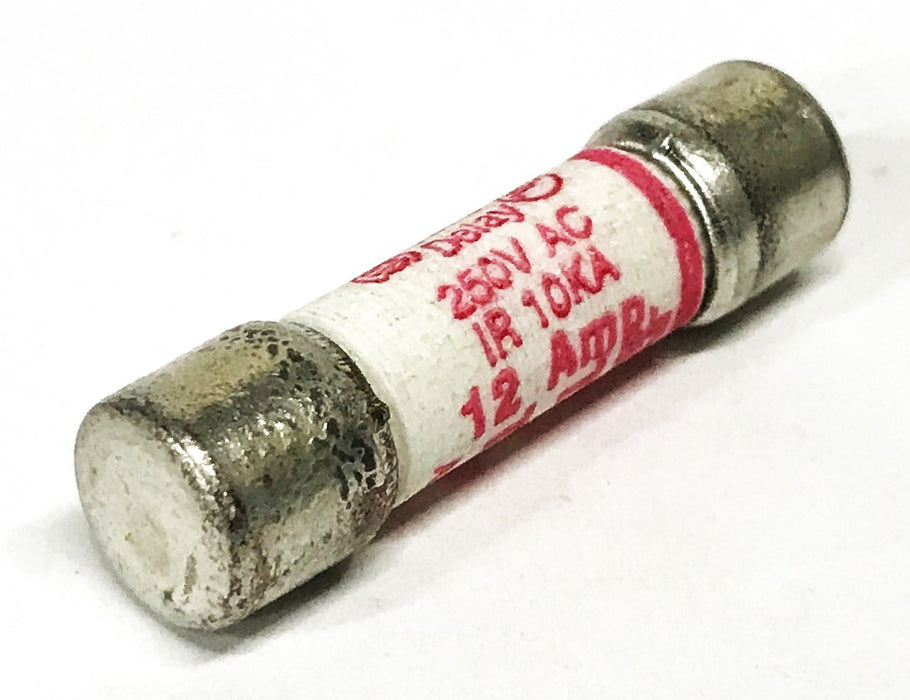 Ferraz Sahwmut 12 Amp 250 Volt Fuse TRM12 [Lot of 9] NOS