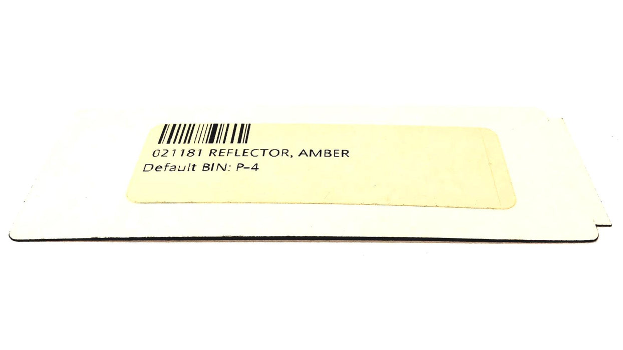 Unbranded Stick-On Amber Reflector PM-491 [Lot of 5] NOS