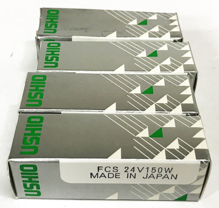 Ushio Halogen Projection Lamp FCS24V150W [Lot of 4] NOS
