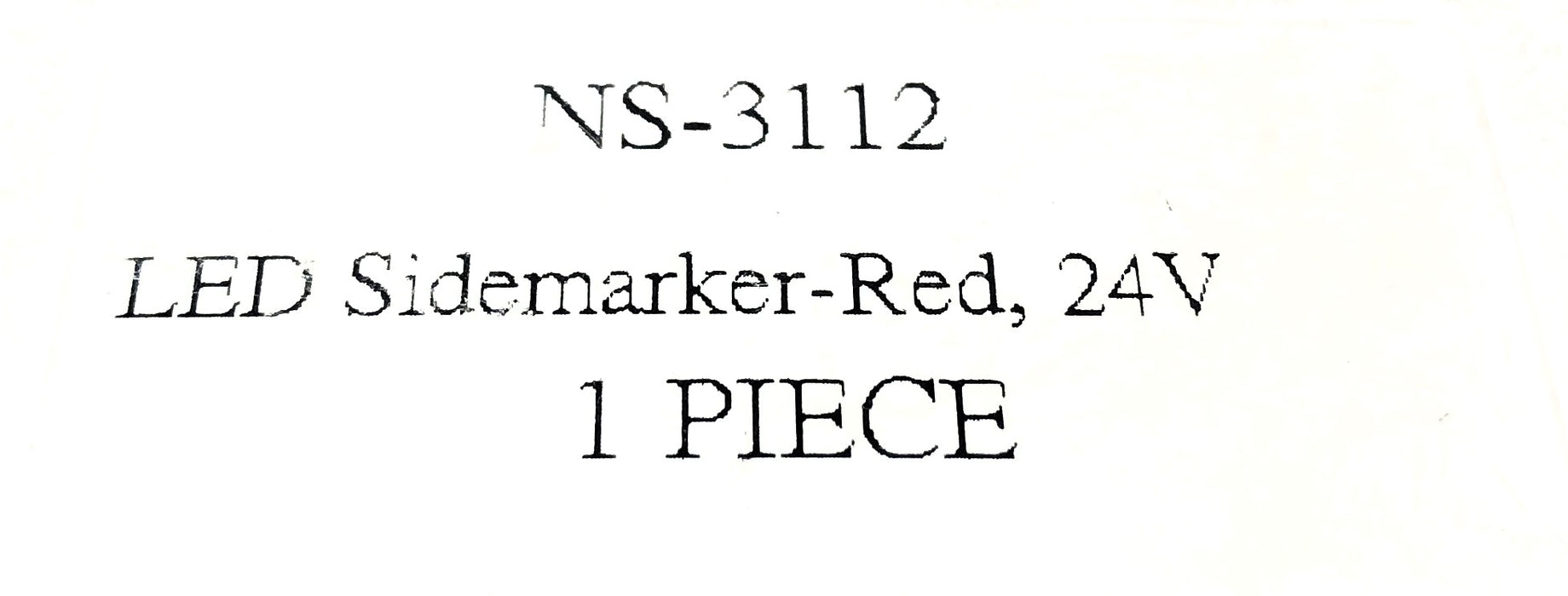 Unbranded 24V Sidemarker Light/Lamp NS-3112 [Lot of 2] NOS