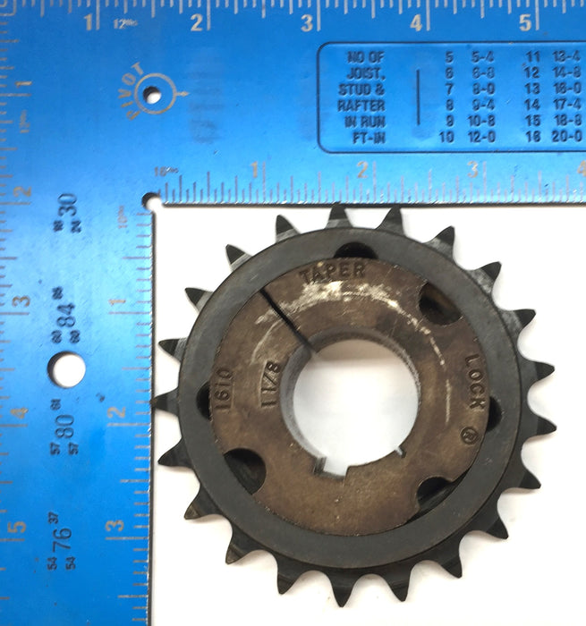 Dodge Roller Sprocket with Taper Bushing TLB421 (1610 1-1/8) NOS