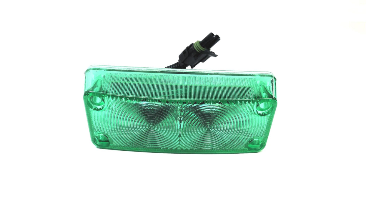 Dialight 12V Series 18 Green Side Indicator Light/Lamp 18001GB802 NOS