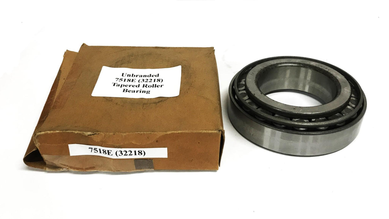 Unbranded Tapered Roller Bearing Cone and Cup 7518E (32218) NOS