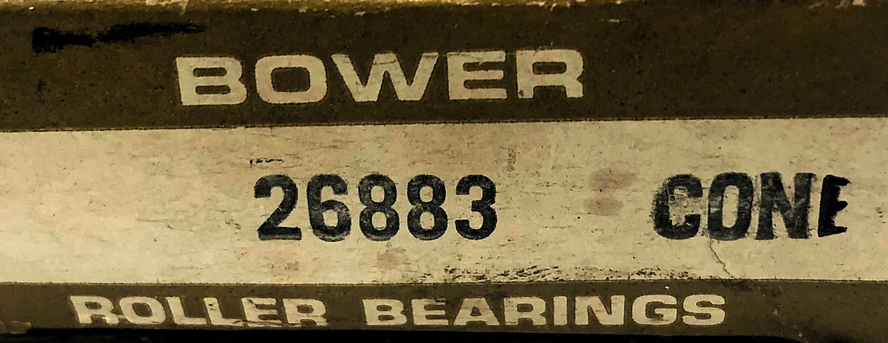 Bower Tapered Roller Bearing Cone 26883 [Lot of 2] NOS