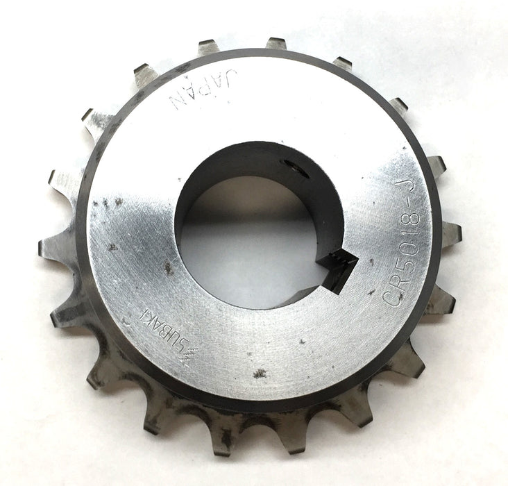 Tsubaki Roller Chain Sprocket CR5018-J NOS