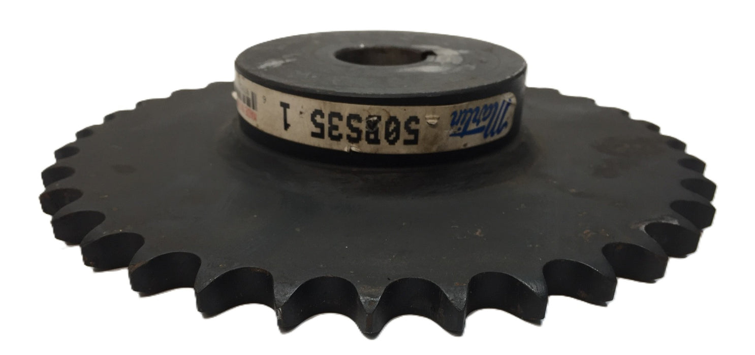 Martin Roller Sprocket 50BS35 1" Bore with Keyway NOS