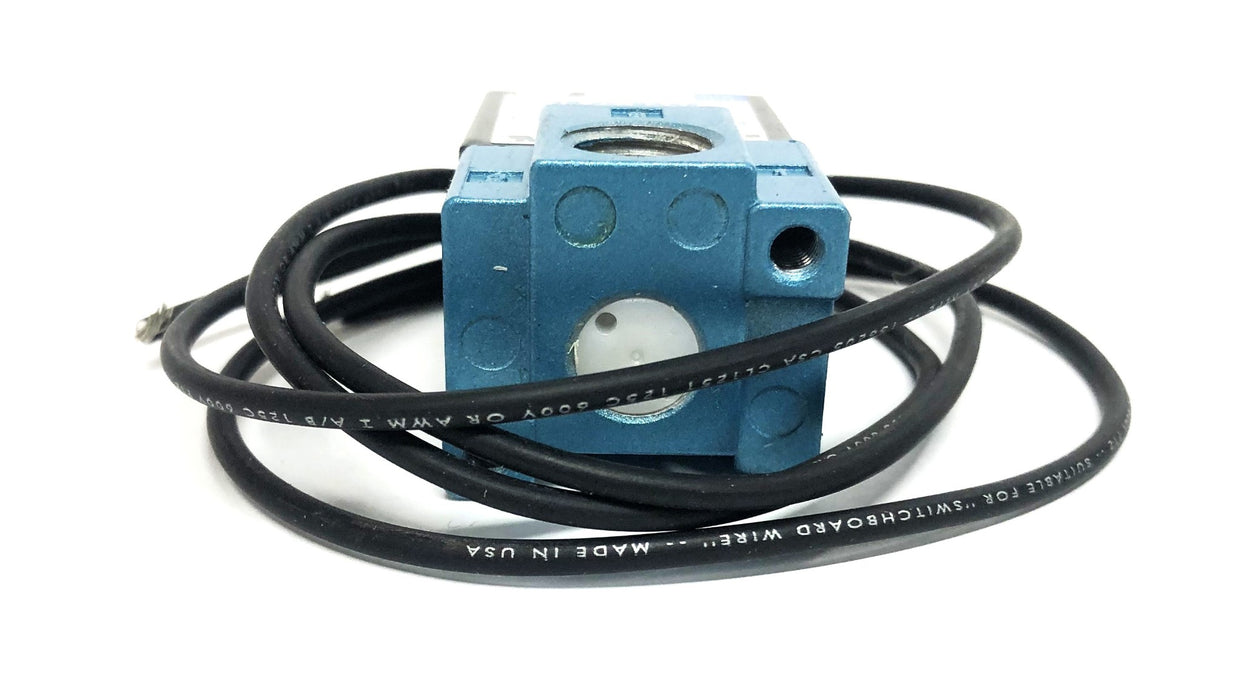 MAC 12VDC 6.0 Watts VAC To PSI 3-Way Valve 113B-551BAAA NOS